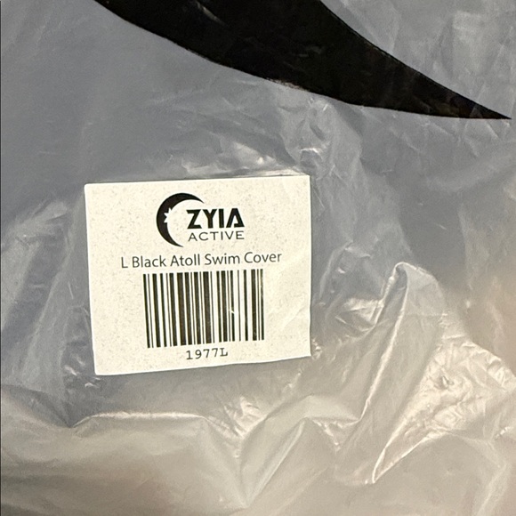 ZYIA Women’s Black Atoll Swim Cover #1977 - Picture 6 of 6